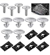 MILAKE 16 Pcs Lower Engine Cover Pin Screws Kit with 2 Extra Cross Screws, Premium Radiator Acces...