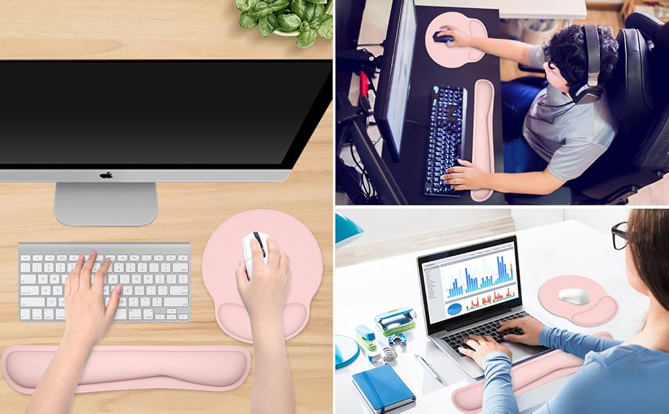 Keyboard Wrist Rest pink