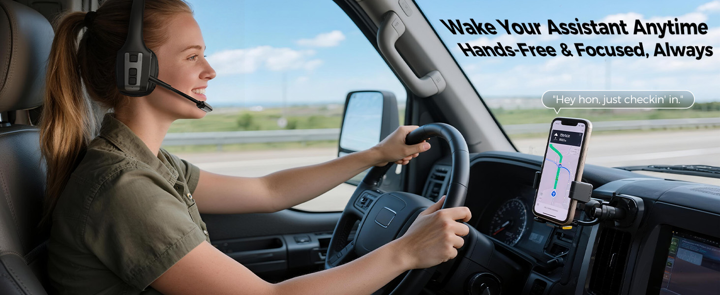 audífonos para camioneros wireless head set with microphone bluetooth noise cancelling headset