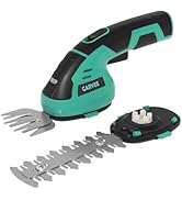 Garvee 2 in 1 Handheld 7.2V Electric Grass Trimmer Hedge Shears/Grass Cutter Rechargeable Lithium...
