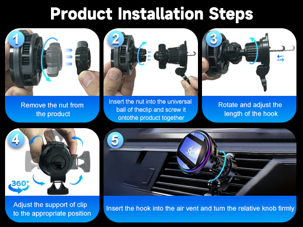 car phone mount charger