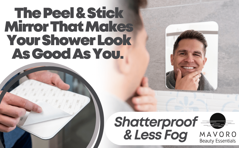 shower mirror for shaving fogless anti fog