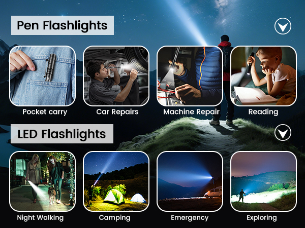 linternas led recargables de alta potencia