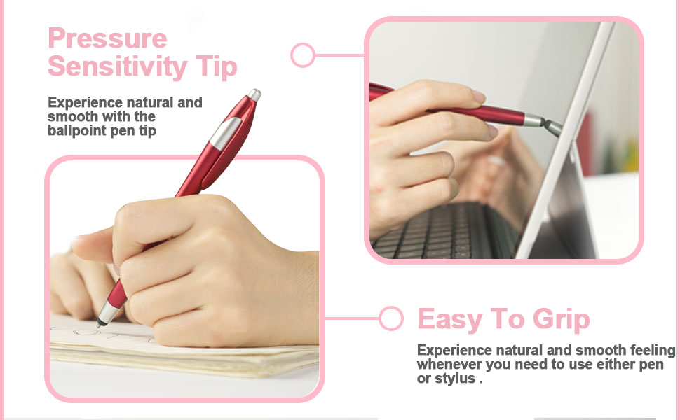 SKOLOO capacitive pen with pressure sensitivity tip and natural, smooth experience 