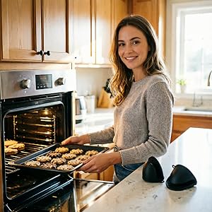 Tired of bulky oven mitts? Slip on these mini heat shields for quick, safe cooking &amp;amp; baking.