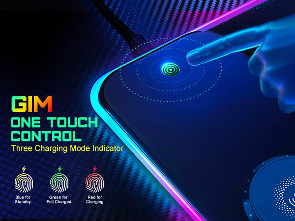 mouse pad with wireless charging
