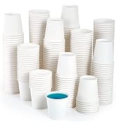JOLLY PARTY 2 oz Bathroom Cups, 360 Pack Small Paper Cups, White Mouthwash Cups, Disposable Mini ...