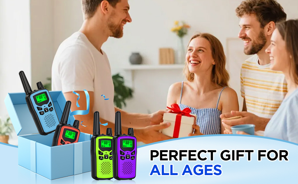 2 way walkie talkies is good gift for family