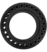Qiilu 10X2 54 152 Scooter Tire 10X2 Solid Tire Black Rubber Explosionproof Electric Scooter Wearr...