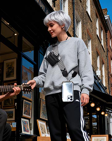 adjustable phone strap crossbody with wallet