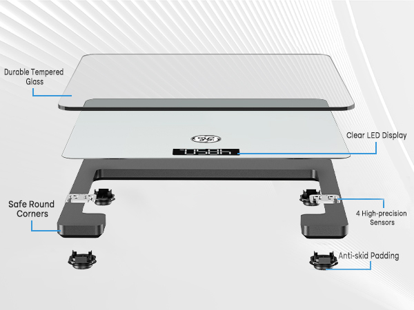 digital bathroom scale 500 lb