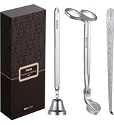 RONXS 3 in 1 Candle Wick Trimmer Set Candle Accessory Wick Cutter, Candle Snuffer Extinguisher, C...