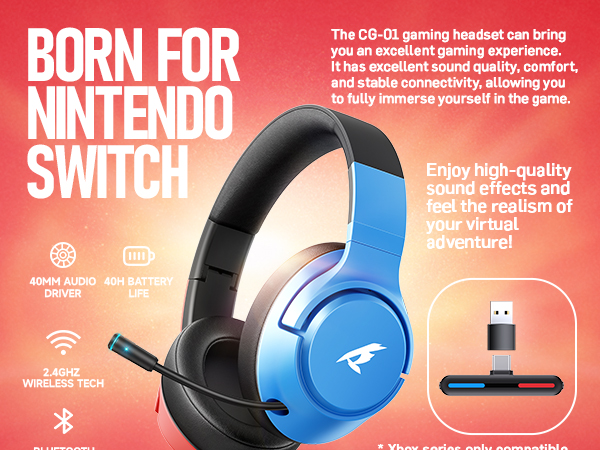 nintendo switch wireless headset