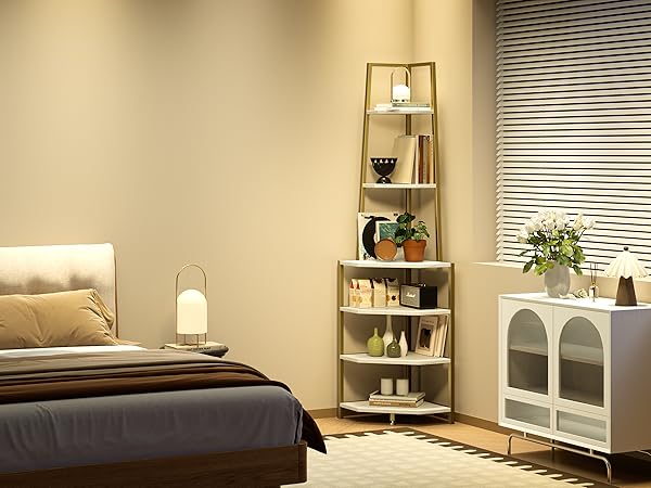 Bedroom Corner Shelf
