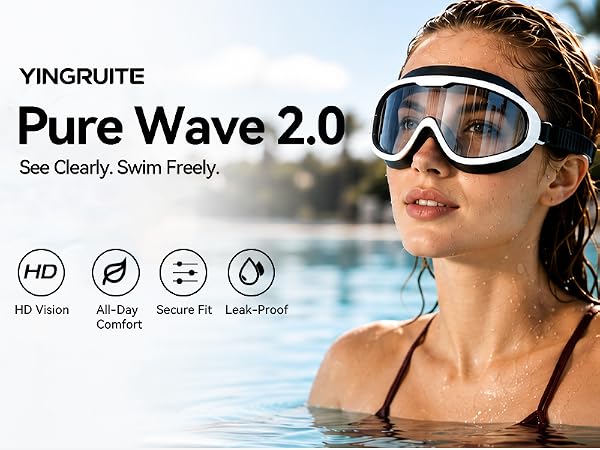 YINGRUITE Pure Wave 2.0 Swimming Goggles