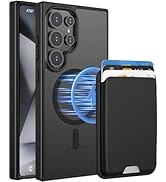 Ntwinro Magnetic for Samsung Galaxy S24 Ultra Case (Compatible with MagSafe) with Detachable Wall...