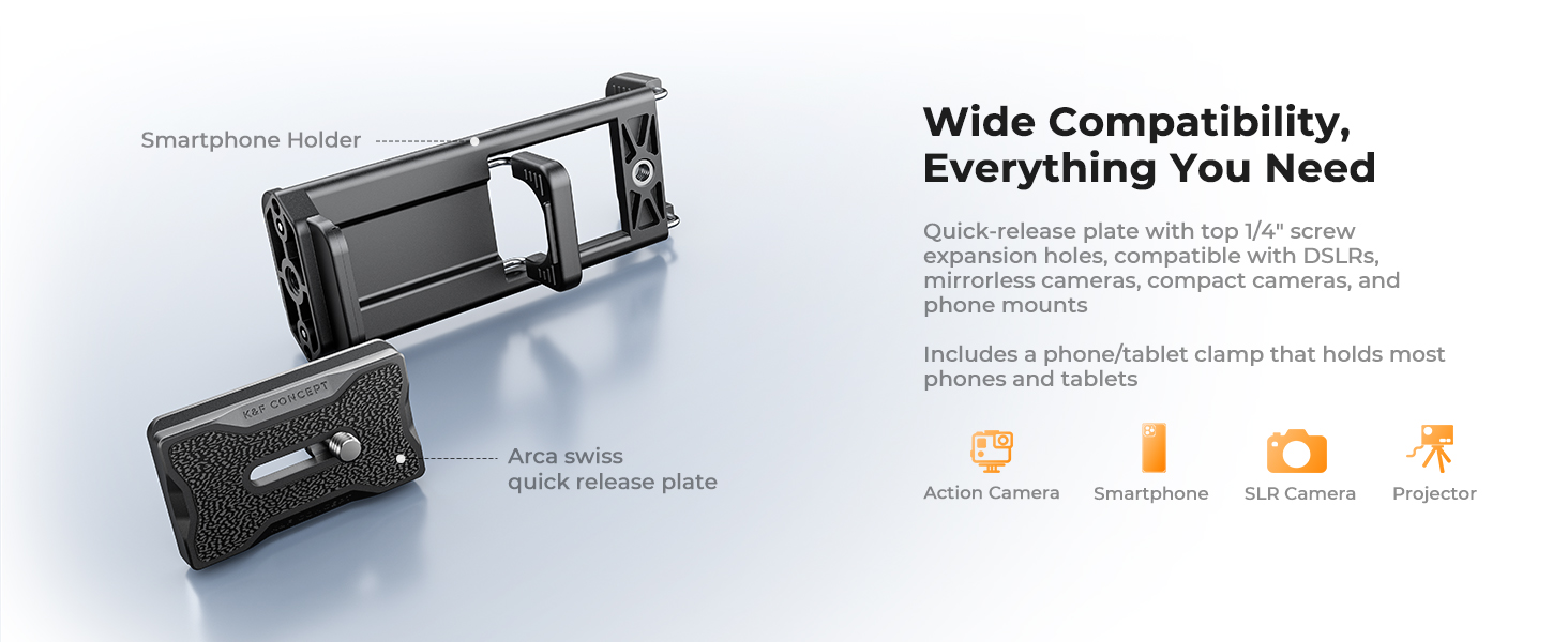 K&amp;amp;F CONCEPT 73&amp;#34; Aluminum Compact Camera Tripod