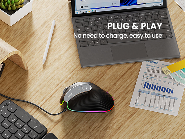 ball ambidextrous gaming with removable palm angle work office inalambrico ergonomical women