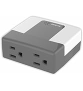GIDEON 2-Outlet Surge Protector for Refrigerator &amp; Home Appliances with Voltage &amp; Time Delay Prot...