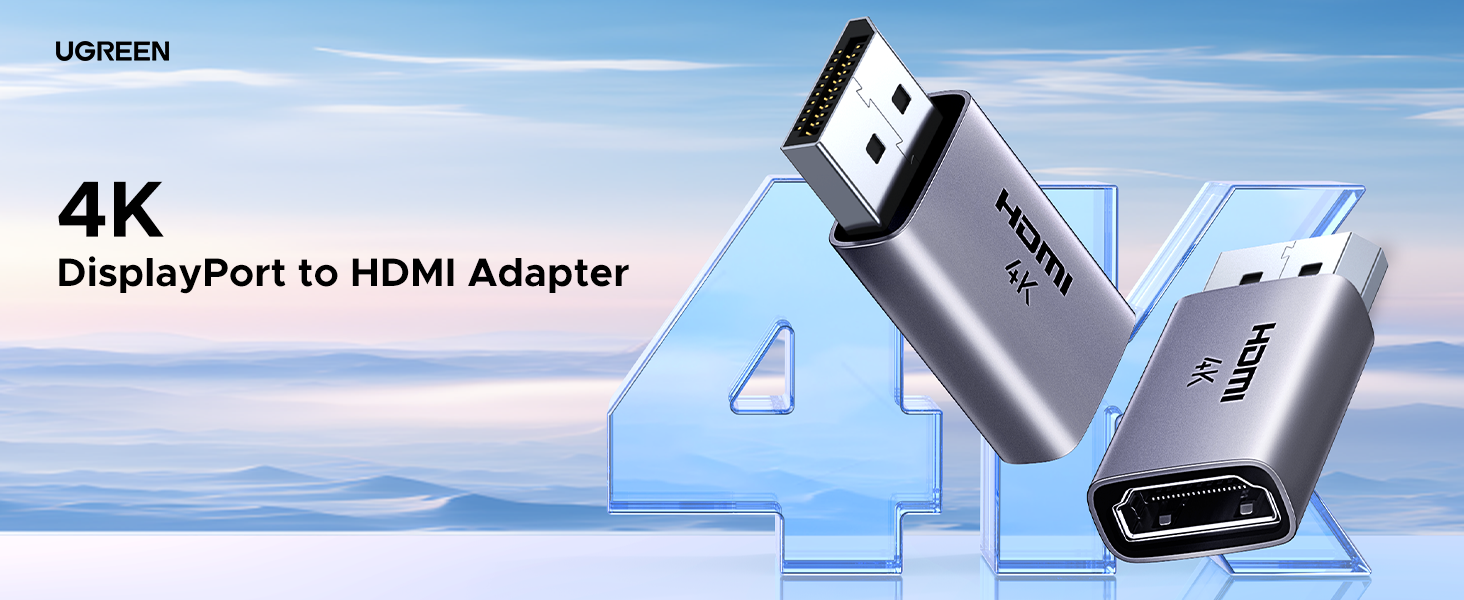 DisplayPort to HDMI Adapter