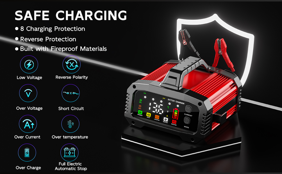 fast rapid car battery charger