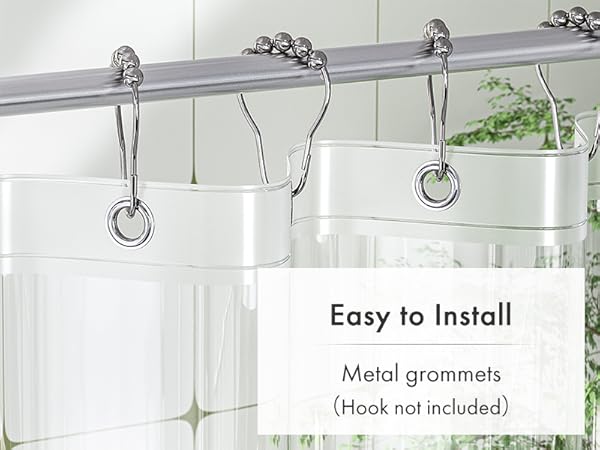 medium weight shower liner