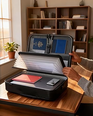 travel documents organizer