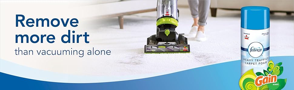 Remove more dirt than vacuuming alone