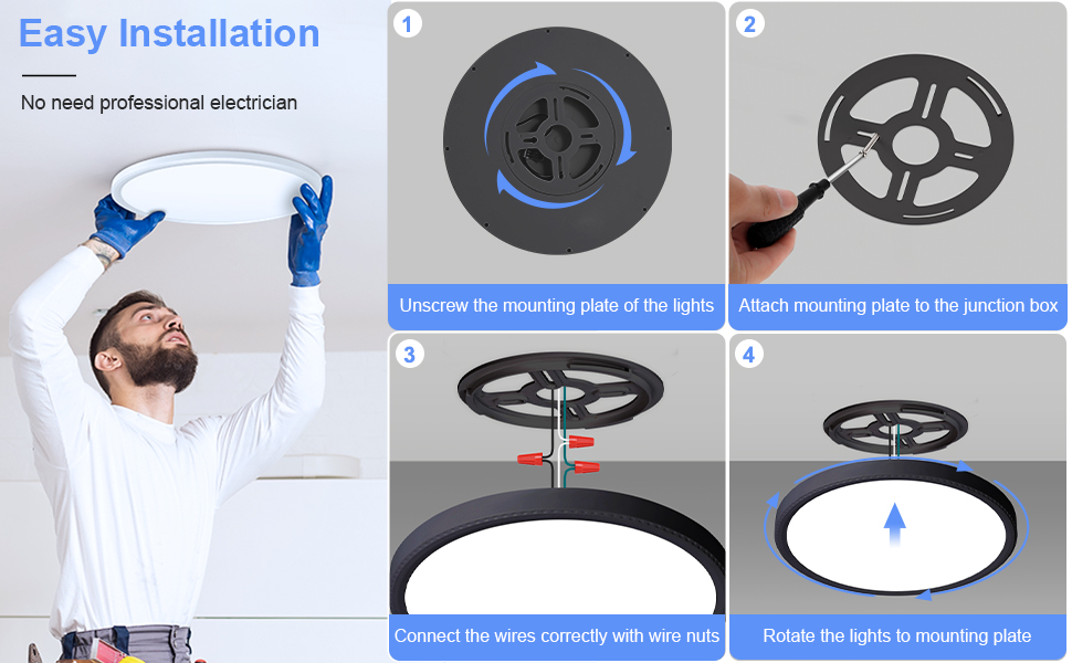 led flush mount ceiling lights