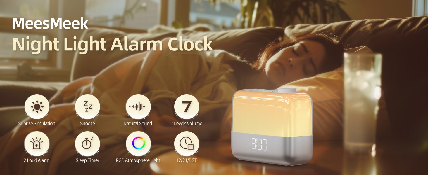 Night Light Alarm Clock