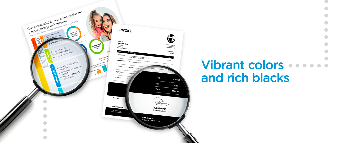 original hp toner print vibrant color recycled cartridges high air quality secure printing