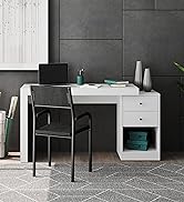 Techni Mobili Expandable Desk with Storage Drawers &amp; Open Shelf - Expands from 47 Inch to 57 Inch...