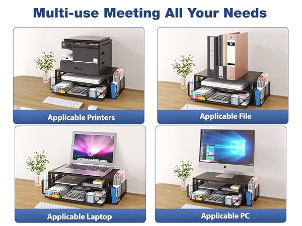 monitor stand for desk organizers and accessories computer stand riser office organization desktop 