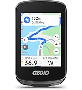 GEOID CC700 Pro 2.8" Color Touchscreen GPS Bike/Cycling Computer, Smart Map Navigation with Re-Ro...