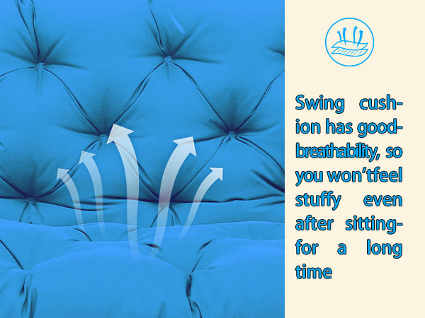 outdoor swing cushions 3 Seater