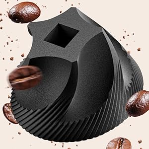 Portable Electric Burr Coffee Grinder with Ceramic Core Conical Burr