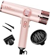 FMZ Professional Hair Blow Dryer with Smart Display, 1875W High Speed BLDC Motor for Fast Drying,...