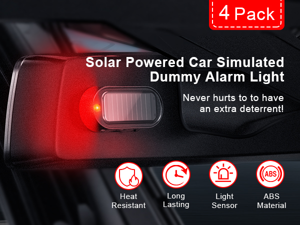 Car Simulated Dummy Alarm Light 
