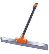 CLEANHOME Rubber Floor Squeegee for Concrete Floor, Tile Floor, Metal Aluminium Heavy Duty Garage...