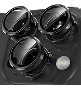 YWXTW Camera Lens Protector for iPhone 15 Pro/iPhone 15 Pro Max, [1 Step Installation Tray] Tempe...