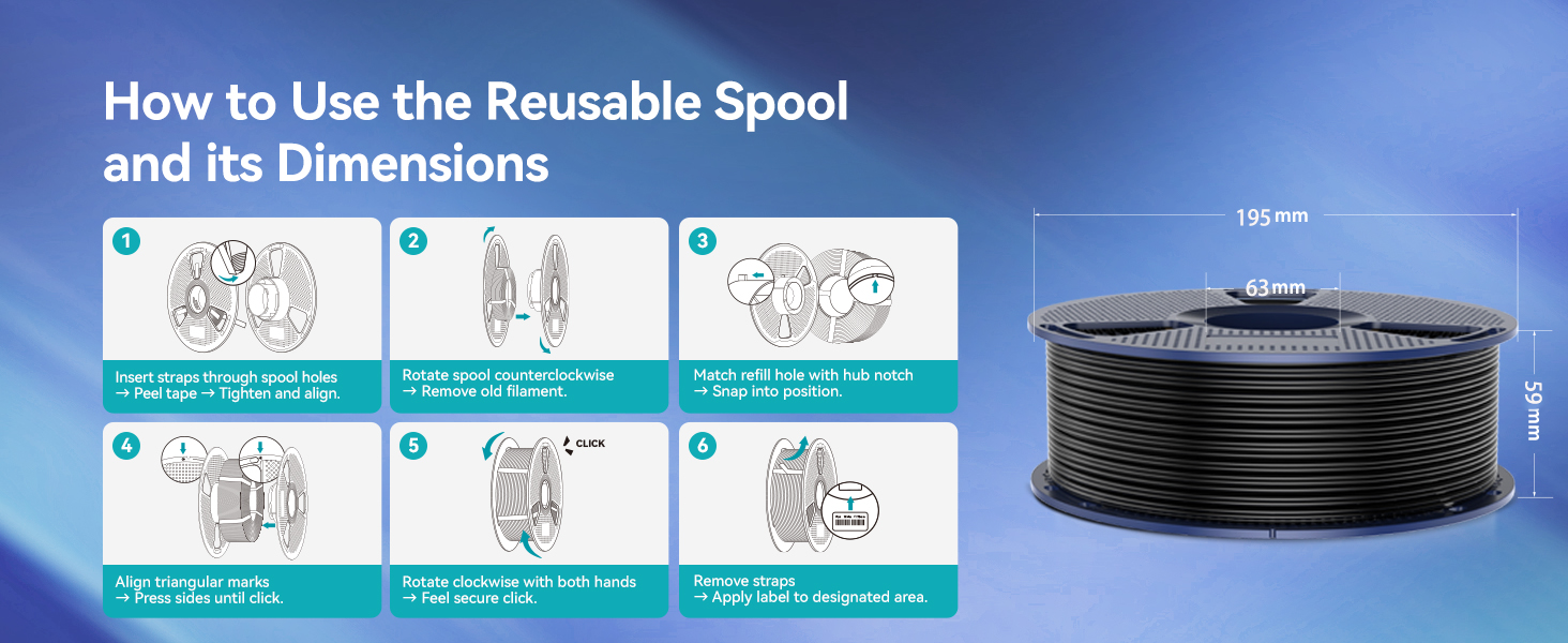 SUNLU TPU 3D Printer Filament 1.75mm Suitable for Most FDM 3D Printers