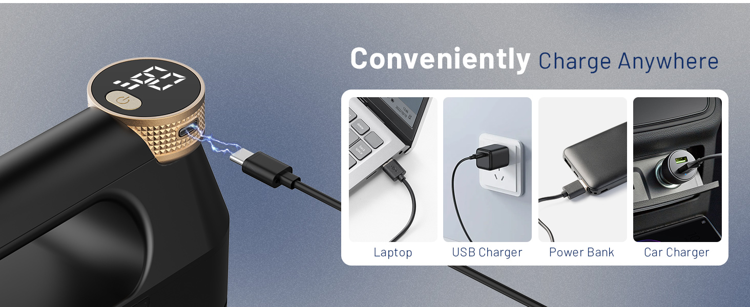 Conveniently charge anywhere
