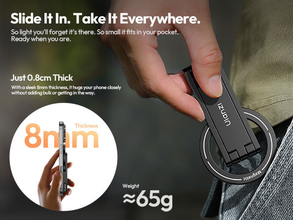 ULANZI MA60 Magnetic Phone Tripod Stand for iPhone - Aluminium Maglock Smartphone