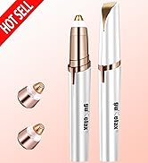 Eyebrow Hair Remover, Electric Eyebrow Trimmer Epilator for Women Rechargeable, Painless Eyebrow ...