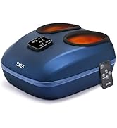 SKG YS100 Foot Massager with Heat and Remote, Upgrade Electric Feet Massager for Plantar Fasciiti...