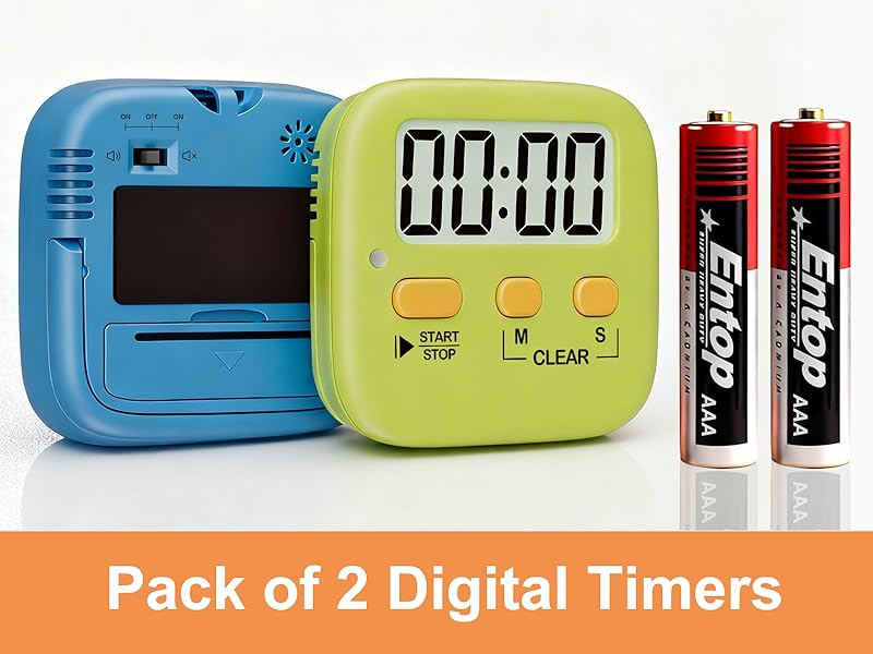 Pack of 2 Digital Timers