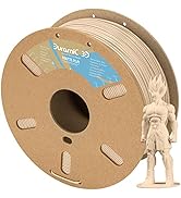 DURAMIC 3D Matte PLA Filament 1.75mm Skin, 1kg Cardboard Spool Matte Finish 3D Printer Filament P...