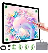A3 Diamond Art Light Board with Bag, Light Box for Tracing with 6-Levels Dimming &amp; Side Physical ...