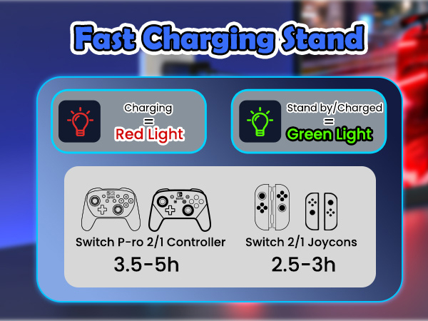 Nintendo Switch 2 Controller Joycon Charging Station