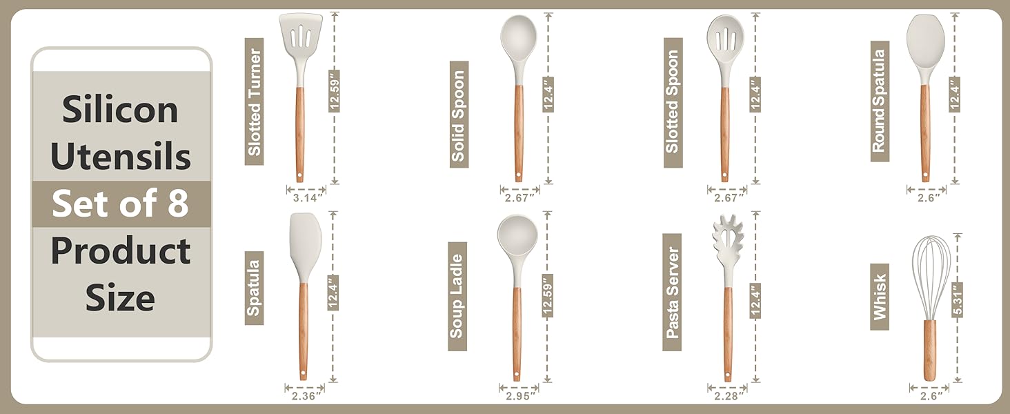 Kitchen utensils set